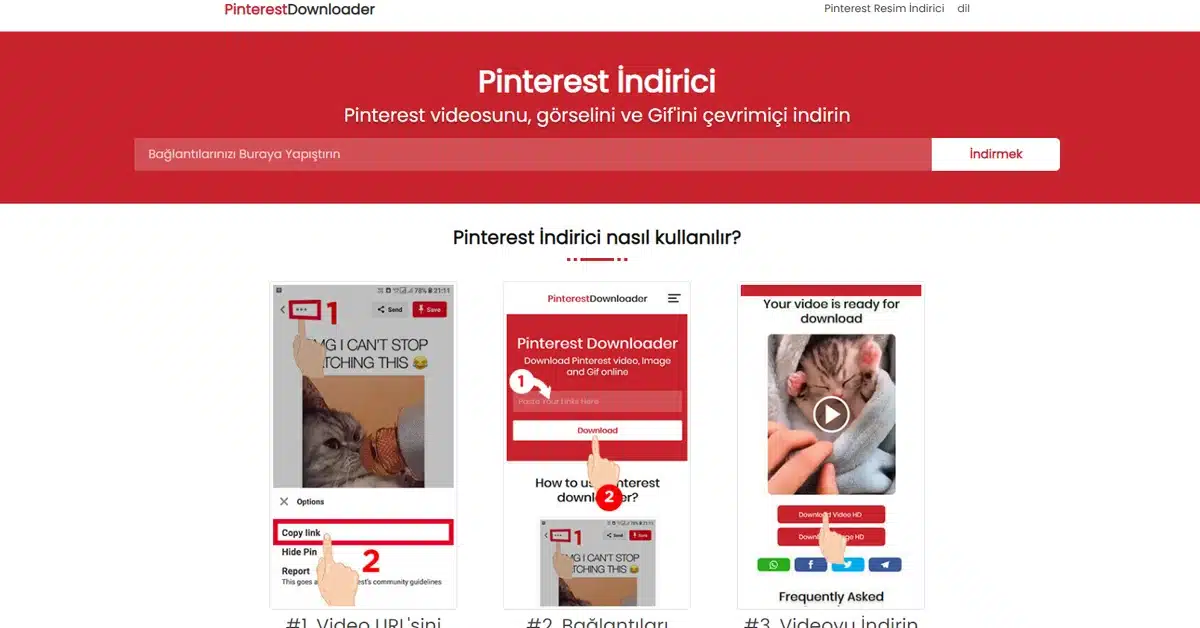 Pinterest Video İndirme Programları