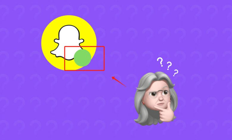 Snapchat Yesil Nokta Ne Demek