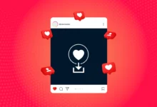 Instagram öne çıkanları indirme özelliğini temsil eden indirme simgesi