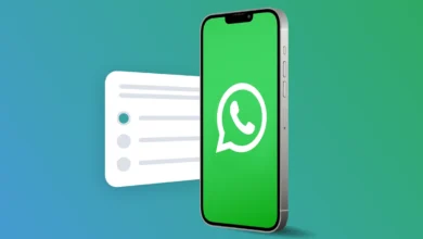 WhatsApp'ta anket nasıl yapılır konusunu simgeleyen telefon ve anket listesi görseli