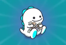 Para tutan Bigo Live maskotu ve yayıncı kazançları görseli.