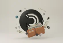 Dailymotion logosu ve para dolu cüzdan ile platformdan kazanç sağlama konsepti.