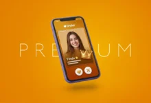 Tinder Gold premium üyelik ve avantajları konseptli 3D illüstrasyon.